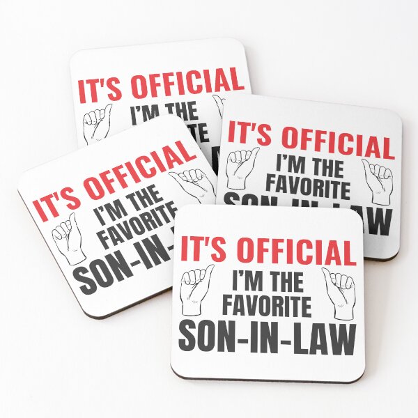 Item preview,  It's Official I'm The Favorite Son-In-Law Funny Family Humor Gift Ideas For Birthday - Son-in-law idea designed and sold by ZACK ART.