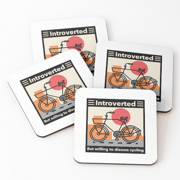 Item preview, Introverted but willing to discuss cycling designed and sold by DiscoverDreams1.