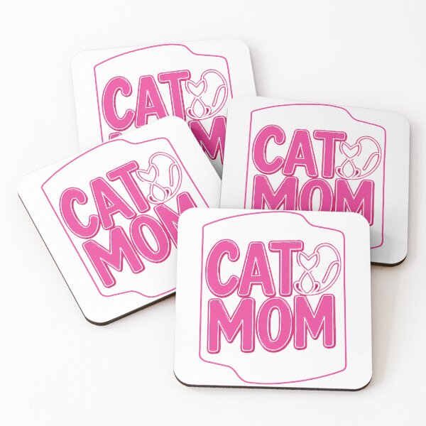 Item preview, Cat mom. Typography With Cat Shape. designed and sold by twisted-dot.