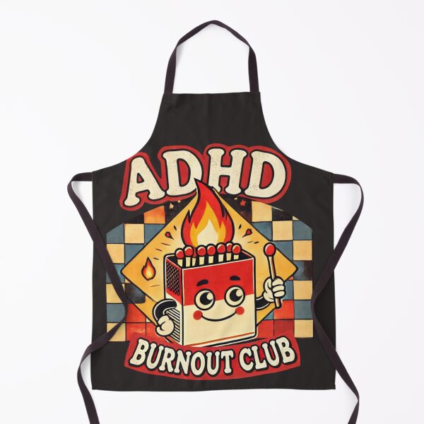 Item preview, ADHD burnout club designed and sold by riadesignstore.