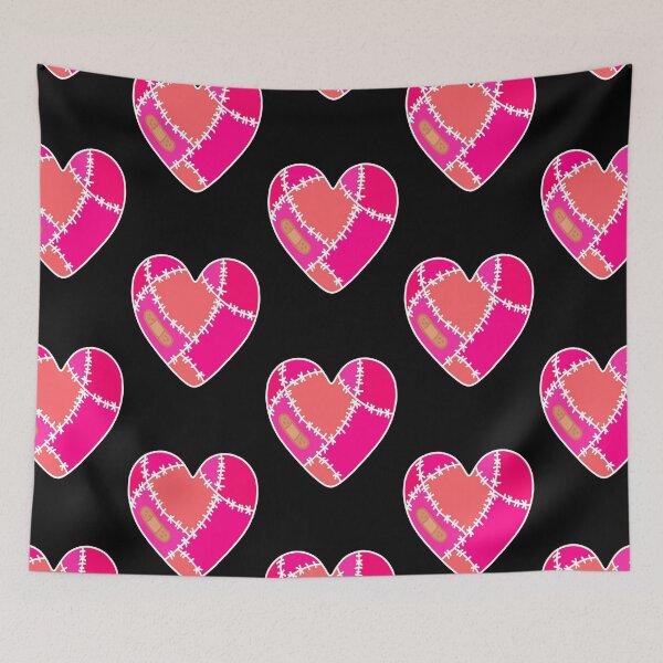 Item preview, Stitched Heart - pinks designed and sold by HarrisonDesign.