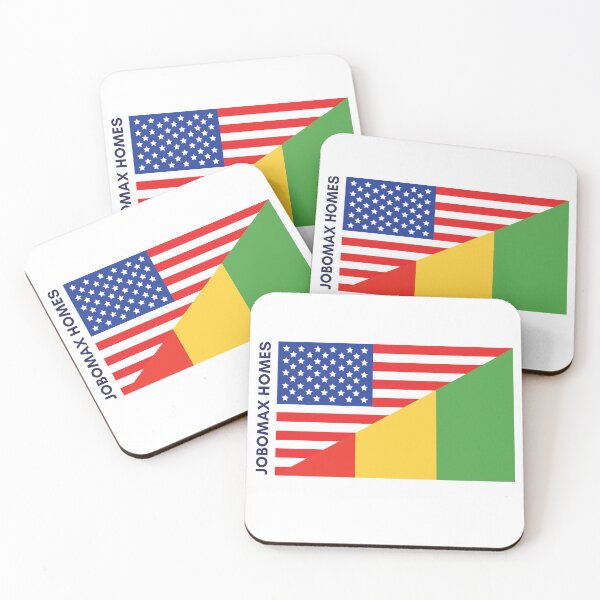 Item preview, US/Guinea Flag designed and sold by Africa-Housing.