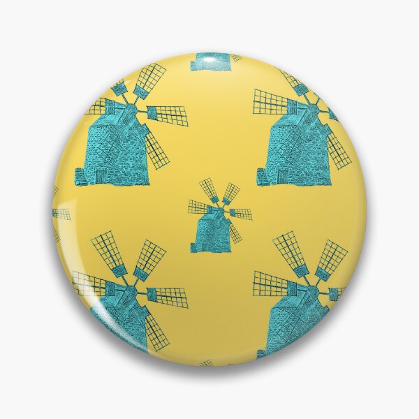 Item preview, Dutch Delight: A vintage-inspired pattern featuring a weathered windmill, symbolizing resilience and the passage of time. designed and sold by Grang Art Artistic Designs.