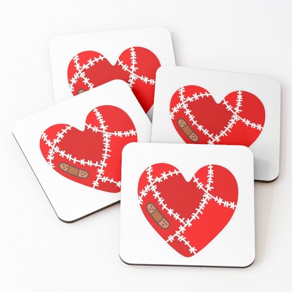 Item preview, Stitched Heart - red designed and sold by HarrisonDesign.
