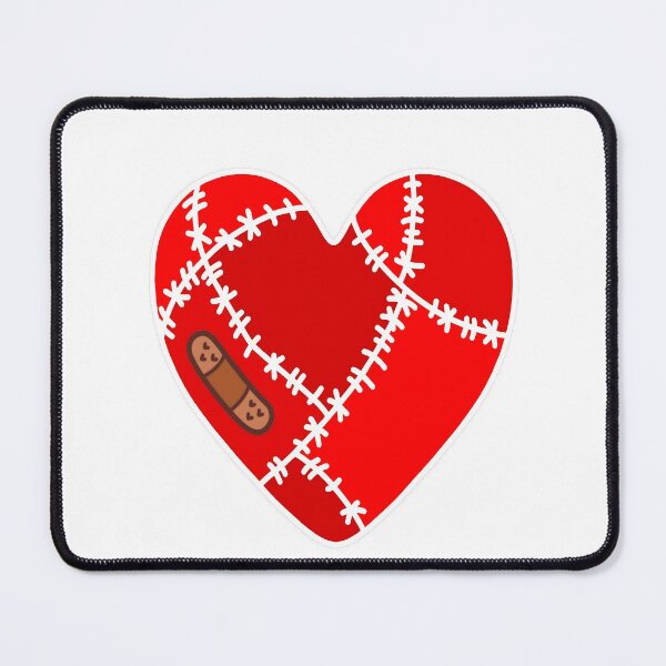 Item preview, Stitched Heart - red designed and sold by HarrisonDesign.