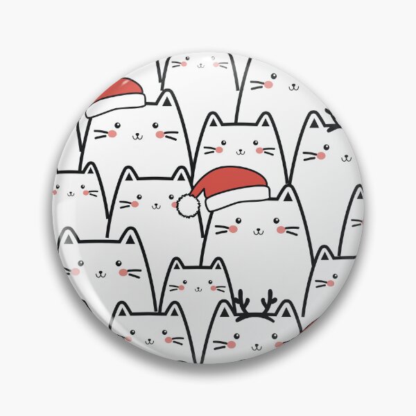 Item preview, Cats in Santa hats designed and sold by MagelliShop.