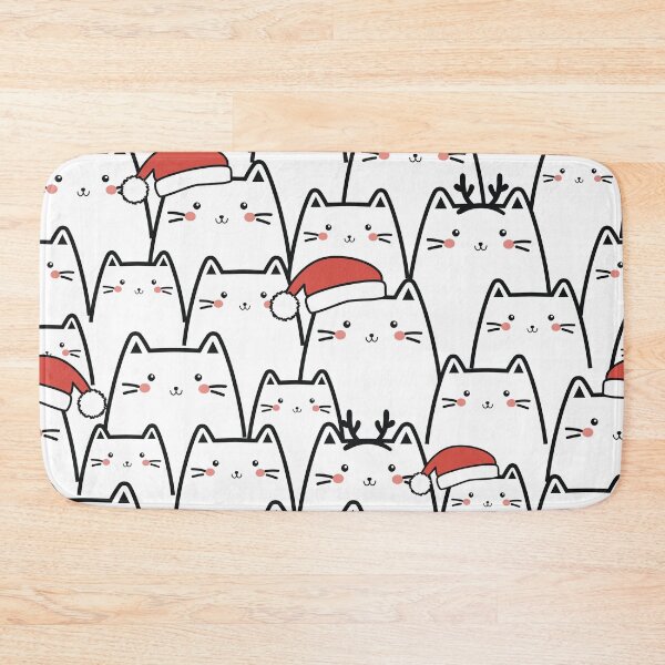 Item preview, Cats in Santa hats designed and sold by MagelliShop.
