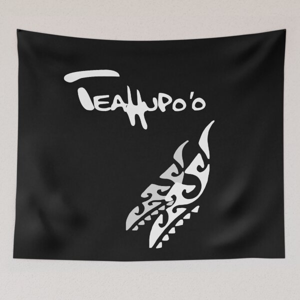 Item preview,  surfing in Tahiti teahupoo black background designed and sold by Caraalsur.