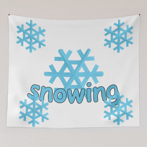 Item preview, Snowing snowflakes designed and sold by natalik2024.