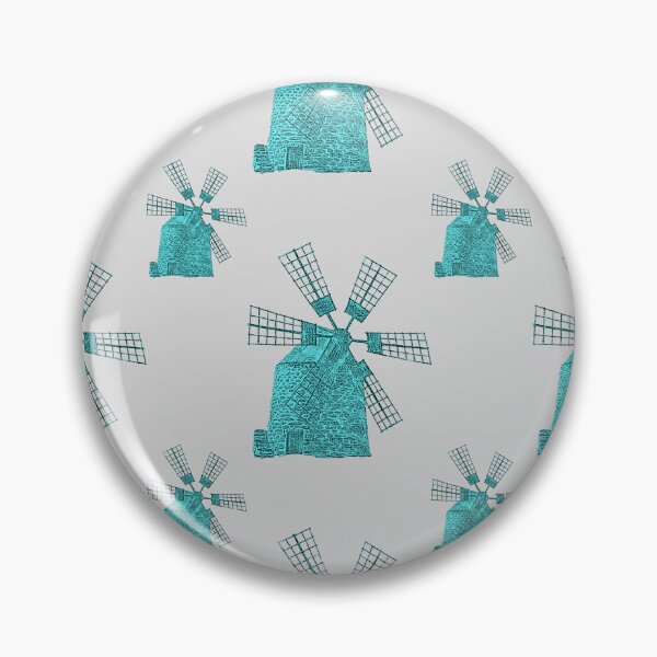 Item preview, Rustic Countryside Charm: A vintage-inspired pattern featuring a weathered windmill, symbolizing resilience and the passage of time. designed and sold by Grang Art Artistic Designs.