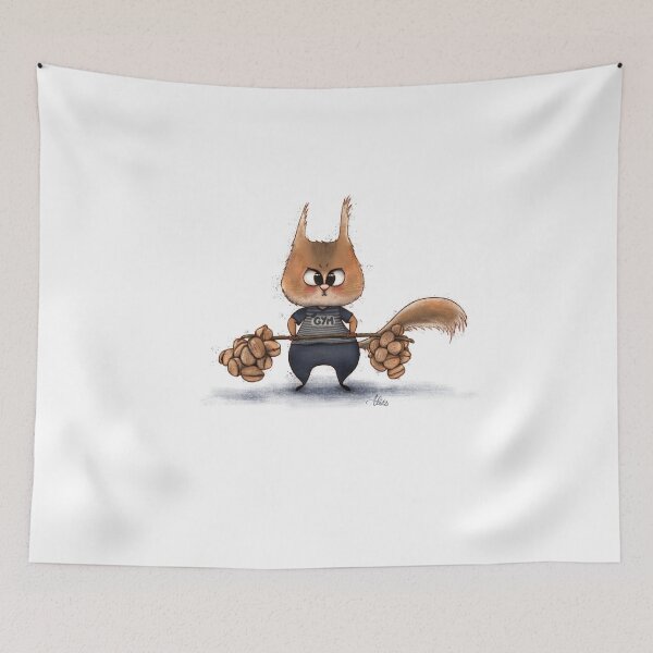 Item preview, Squirrel workout designed and sold by alies-art.