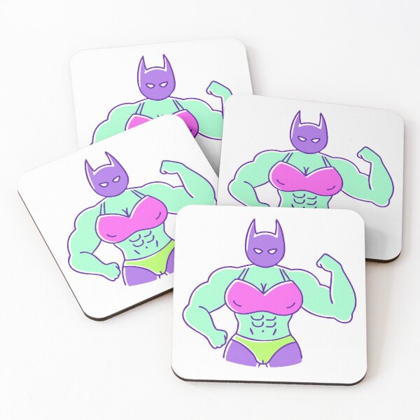 Item preview, Beefy Bat Lady - Action Super hero designed and sold by Bleak Shirt.