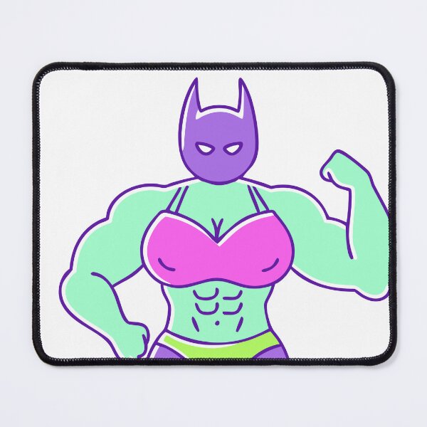 Item preview, Beefy Bat Lady - Action Super hero designed and sold by Bleak Shirt.