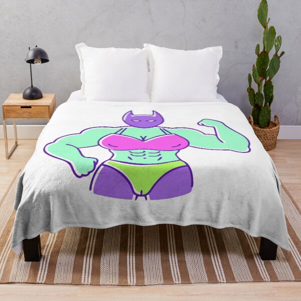 Item preview, Beefy Bat Lady - Action Super hero designed and sold by Bleak Shirt.