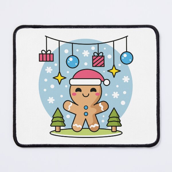 Item preview, Gingerbread Santa Christmas Cheer Design designed and sold by DrawHandArt.