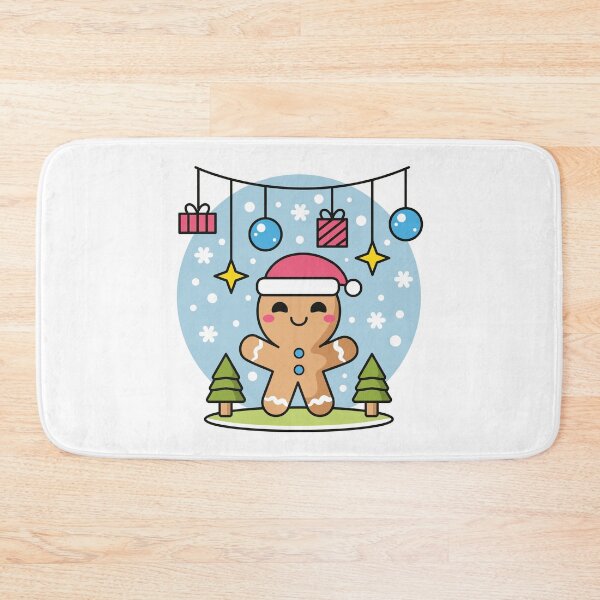 Item preview, Gingerbread Santa Christmas Cheer Design designed and sold by DrawHandArt.