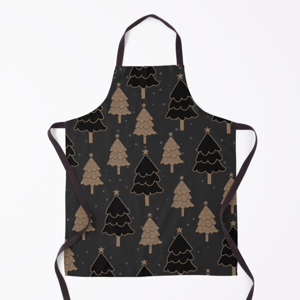 Item preview,  Black and gold Christmas trees designed and sold by MagelliShop.