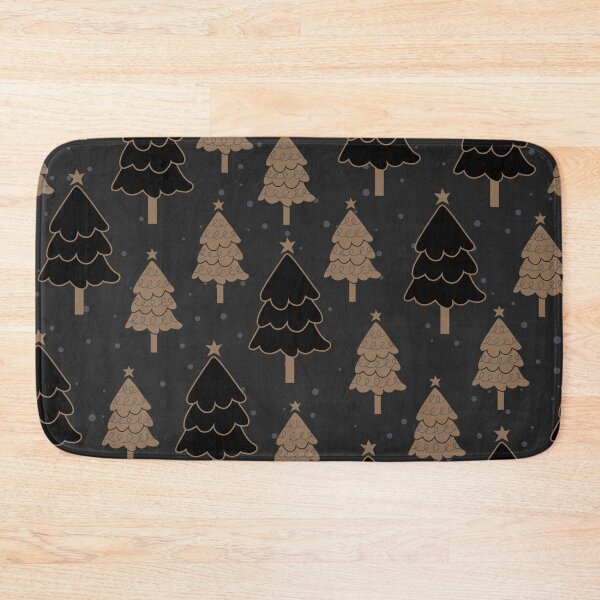 Item preview,  Black and gold Christmas trees designed and sold by MagelliShop.