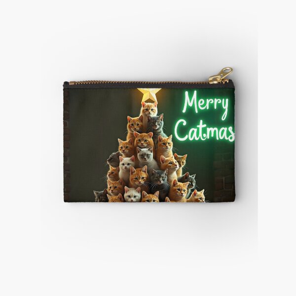 Item preview, Christmas Tree Cats Catsmas designed and sold by InkExpression.