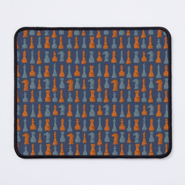 Item preview, Orange Vintage Chess Pattern - Rustic Strategy Aesthetic by Illustrator Jemma Jamie SKidmore  designed and sold by Jemma Jamie Skidmore.
