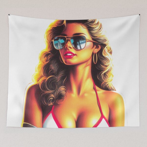 Item preview, Sexy Blonde Girl designed and sold by PulpVintage.
