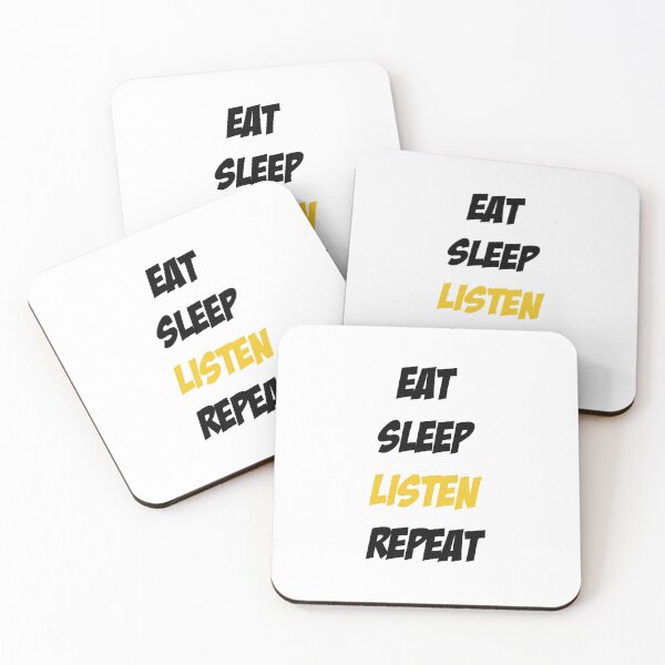 Item preview, Eat Sleep Listen Repeat designed and sold by Slassyat.