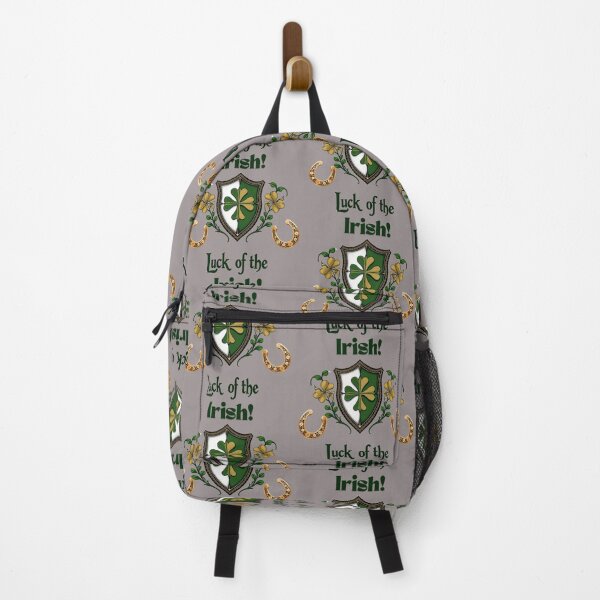 Item preview, Luck of the Irish: A harmonious Saint Patrick's image featuring a Sheild with Shamrock along with golden horseshoes to give a pleasing and balanced design. designed and sold by Grang Art Artistic Designs.
