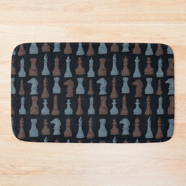 Item preview, Black Vintage Chess Pattern - Rustic Strategy Aesthetic by Illustrator Jemma Jamie SKidmore  designed and sold by Jemma Jamie Skidmore.