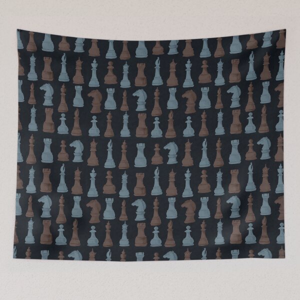 Item preview, Black Vintage Chess Pattern - Rustic Strategy Aesthetic by Illustrator Jemma Jamie SKidmore  designed and sold by Jemma Jamie Skidmore.