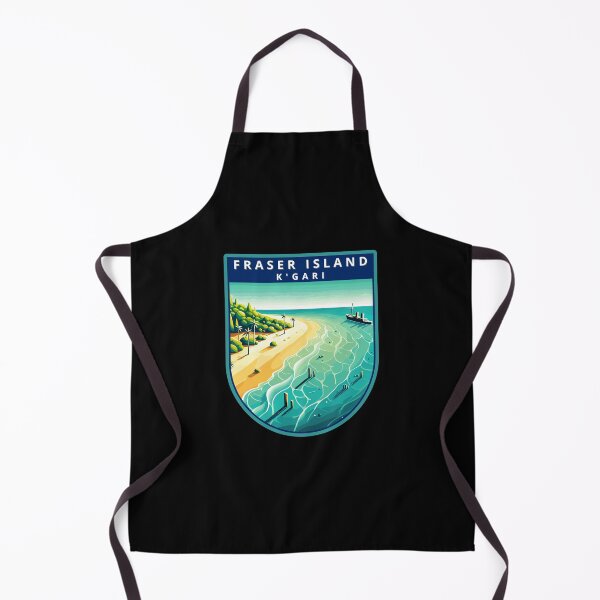 Artikelvorschau, Fraser Island K'gari Retro Skyline entworfen und verkauft von MaateoDesign.