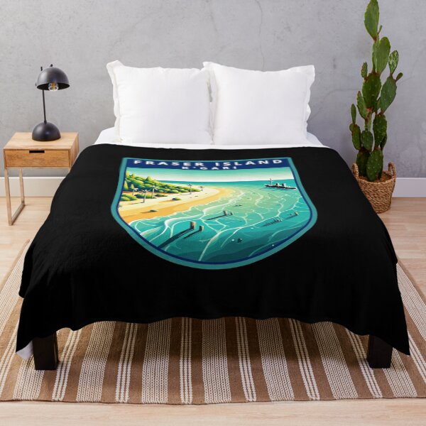 Item preview, Fraser Island K'gari Retro Skyline designed and sold by MaateoDesign.