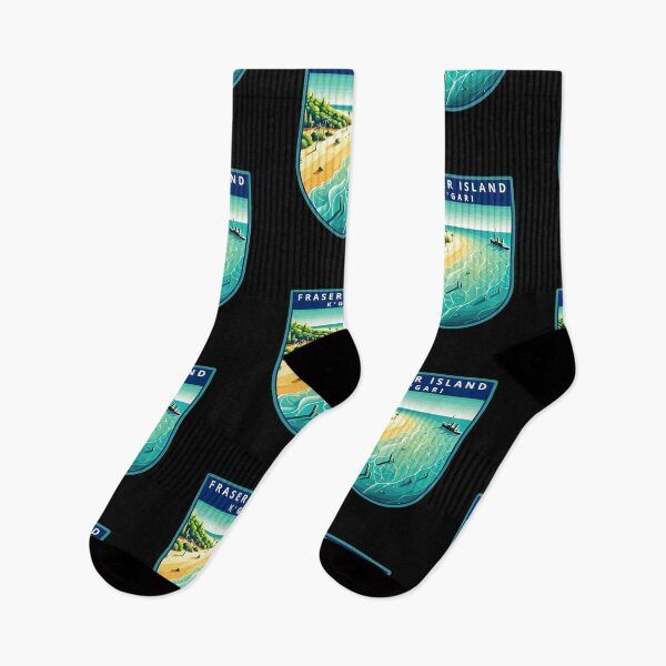 Item preview, Fraser Island K'gari Retro Skyline designed and sold by MaateoDesign.