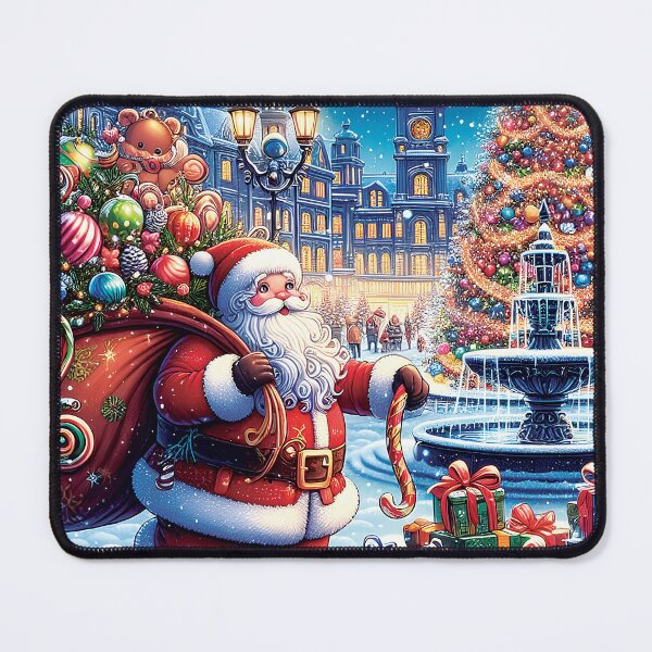 Item preview, Christmas Santa Is In Town C13 designed and sold by HappyHavenStu.