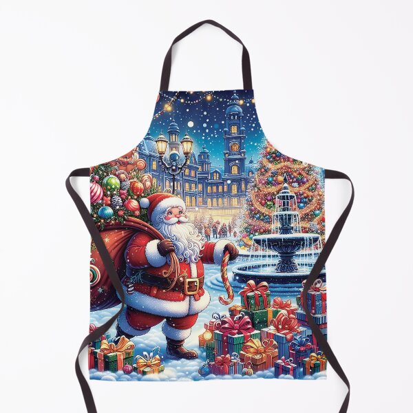 Item preview, Christmas Santa Is In Town C13 designed and sold by HappyHavenStu.