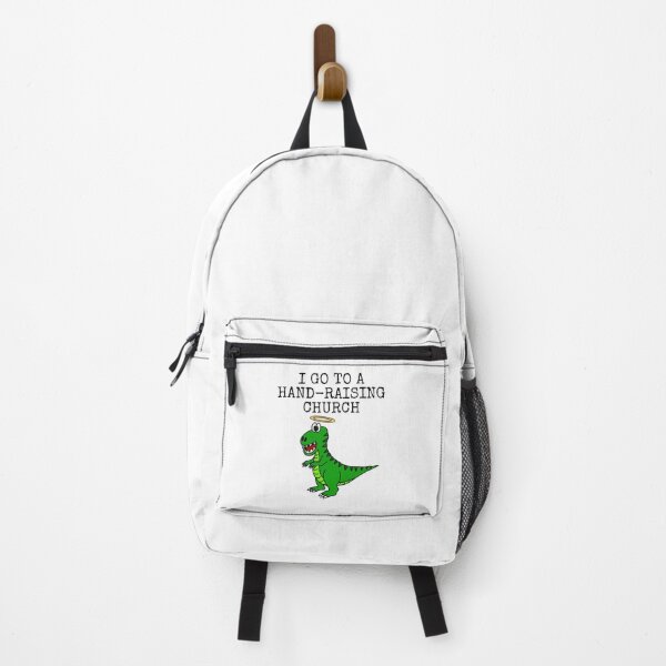 Item preview, I Got To A Hand-Raising Church, T-Rex Dinosaur designed and sold by doodlerob.