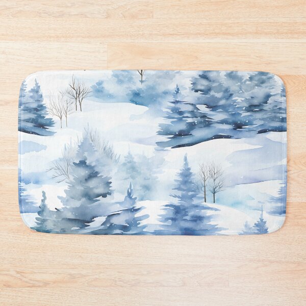 Item preview, Snowy Christmas trees. Winter landscape. designed and sold by MagelliShop.