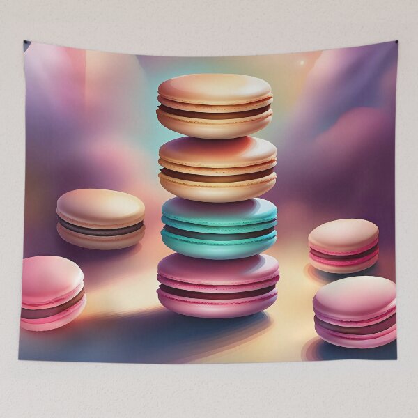Item preview, Funny and colorful macarons designed and sold by Purr95.