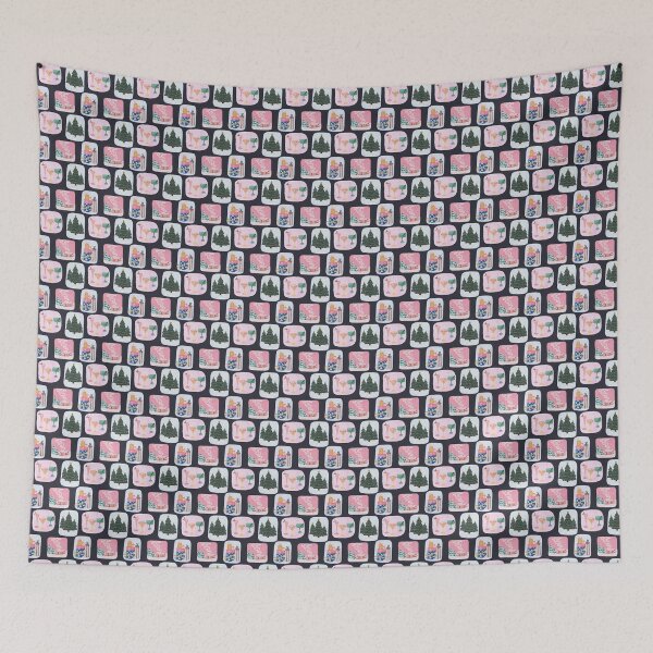 Item preview, Chistmas Doodle Pattern designed and sold by AdriaCaps Art & Design.