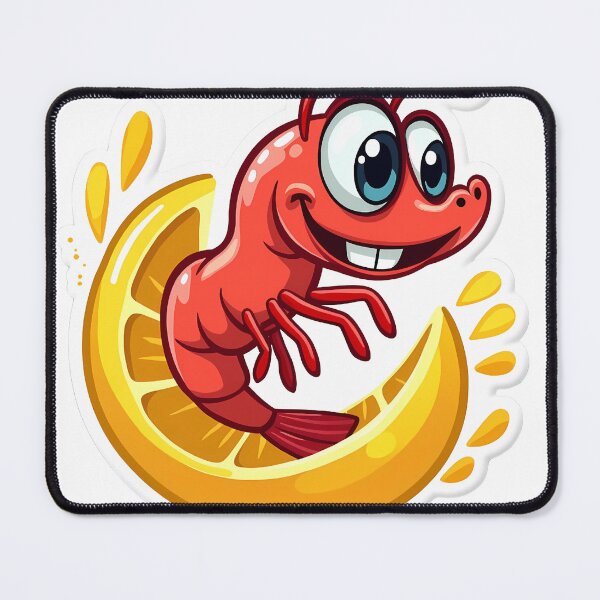Item preview, Cherry Shrimp Sticker - Vibrant Aquatic Life designed and sold by Brizvid.