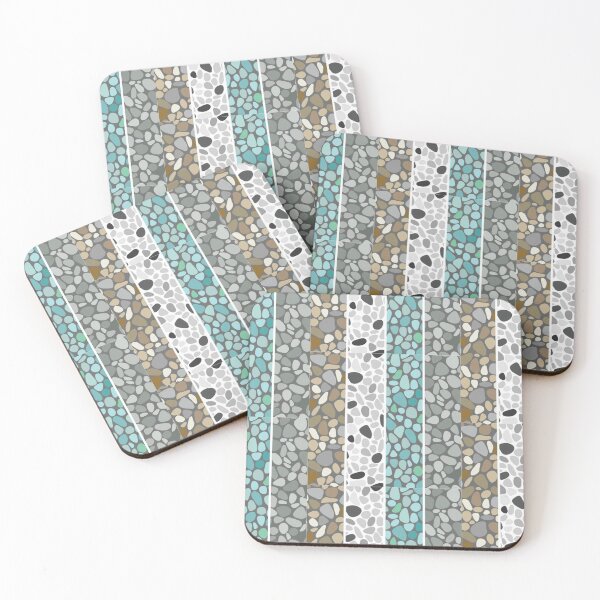 Item preview, Stone Harmony: Textured Tile Art designed and sold by Ink-Drip.