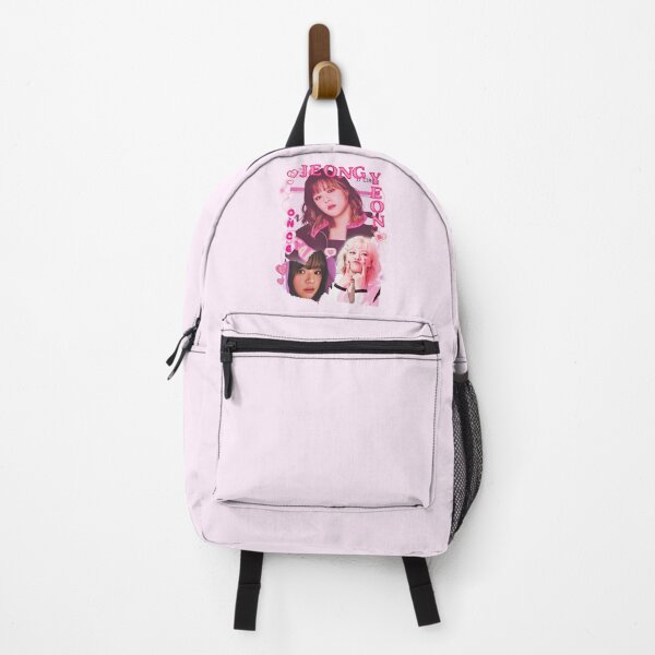 Item preview, TWICE Jeongyeon Kpop Girl Group Pink Collage Design With Member Names designed and sold by AJUNICE STUDIO.