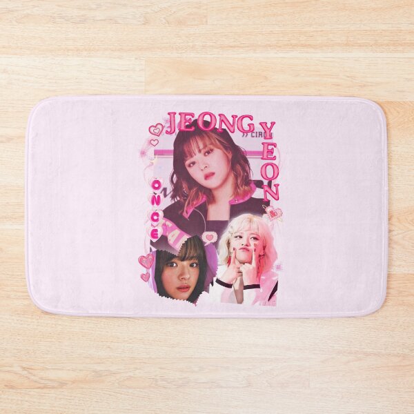 Item preview, TWICE Jeongyeon Kpop Girl Group Pink Collage Design With Member Names designed and sold by AJUNICE STUDIO.