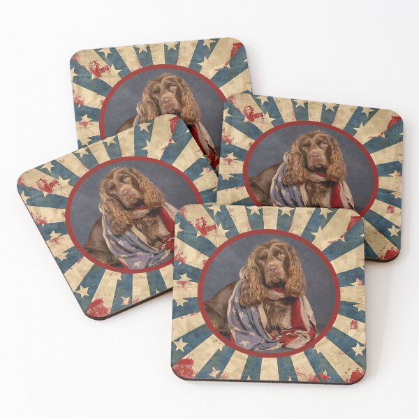 Item preview, Patriotic Sussex Spaniel designed and sold by SMiddlebrook.