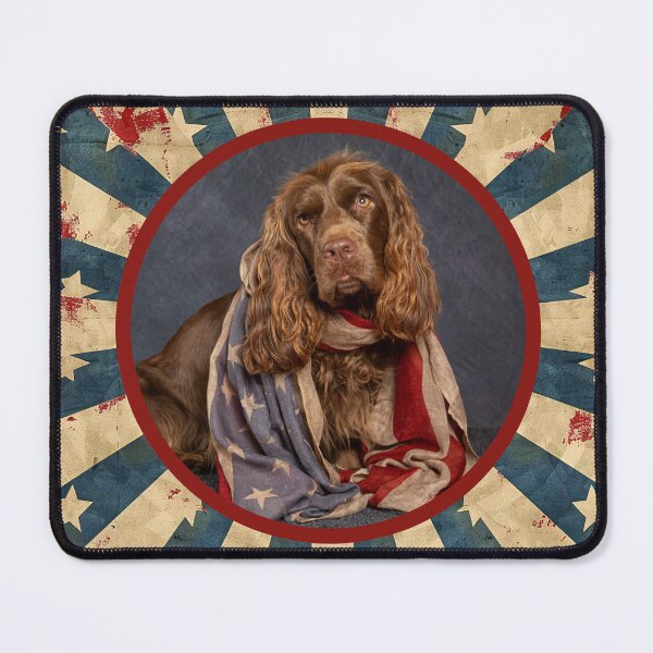 Item preview, Patriotic Sussex Spaniel designed and sold by SMiddlebrook.