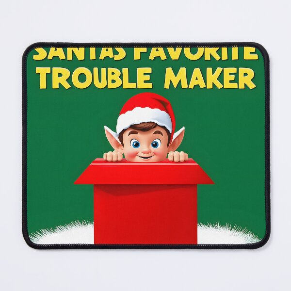 Item preview, Santa's Favorite Trouble Maker T-shirt designed and sold by InkExpression.