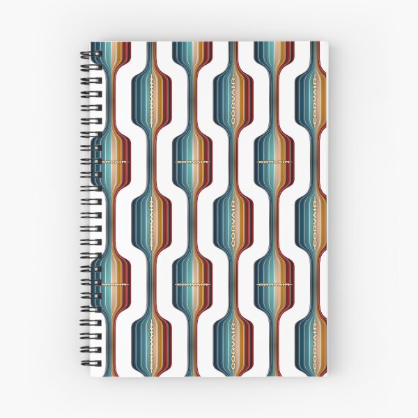 Item preview, Ermine White Corvair Vintage Mid Century Modern Style Pattern designed and sold by FlatSixGraphics.