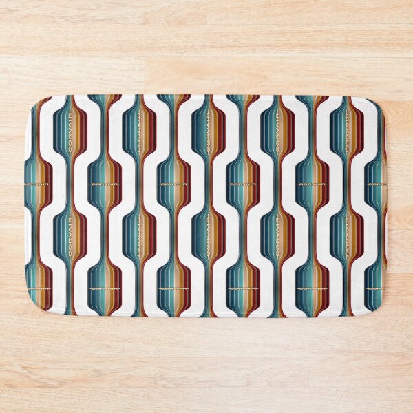 Item preview, Ermine White Corvair Vintage Mid Century Modern Style Pattern designed and sold by FlatSixGraphics.