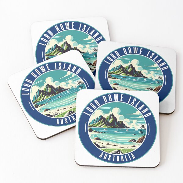 Item preview, Lord Howe Island Australia Vector Landscape designed and sold by MaateoDesign.