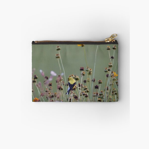 Item preview, american goldfinch in prairie designed and sold by distracted.