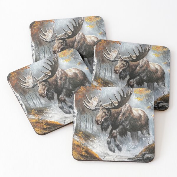 Item preview, Moose in the Forest designed and sold by Daniel Eskridge.